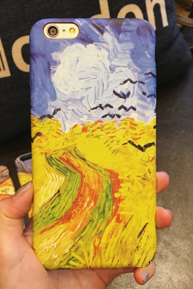 New Stylish Oil Painting Pattern Polish iPhone Case