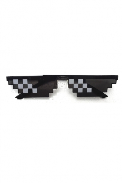 Mosaic Funny Cool Black Sunglasses
