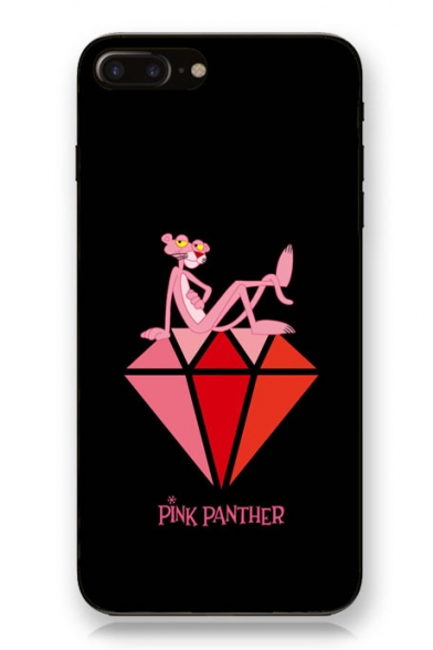 New Arrival Cartoon Pink Panther Printed Soft iPhone Case