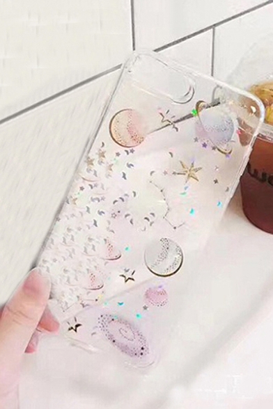 New Fashion Glitter Galaxy Pattern Sheer Lovely iPhone Case
