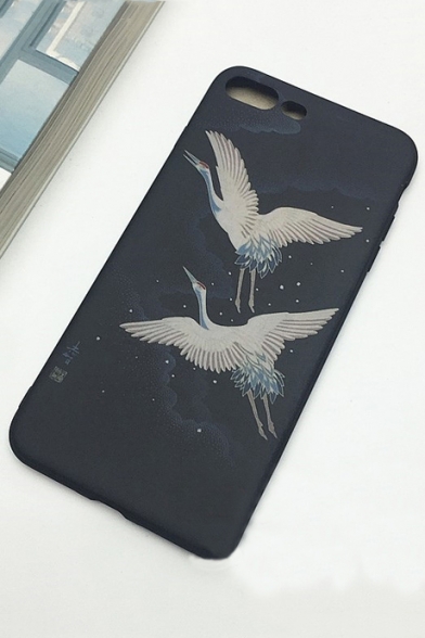 Graceful Swans Couple Printed Fashion Silicone iPhone Case