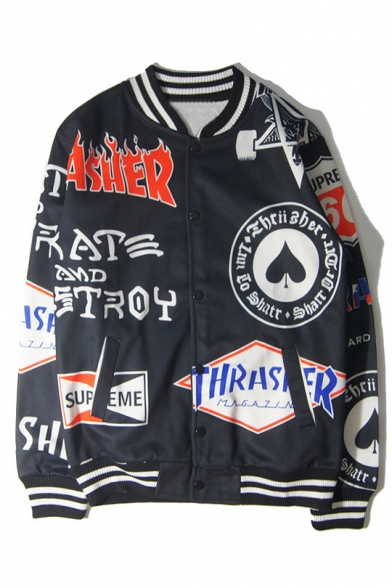 hip hop baseball jacket