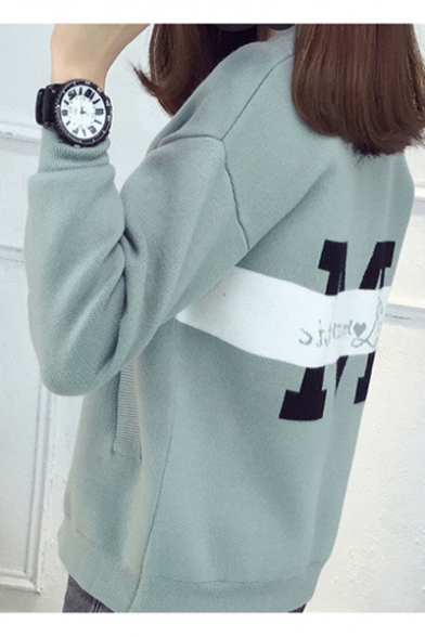 Korean Style V-Neck Long Sleeeve Loose Cardigan