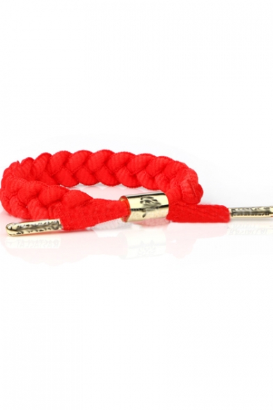 New Arrival Fashion Knitted Simple Plain Bracelet for Couple