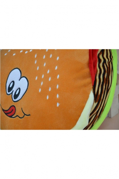 New Stylish Hamburger Design Lovely Cartoon Printed Comfort Toy Pillow