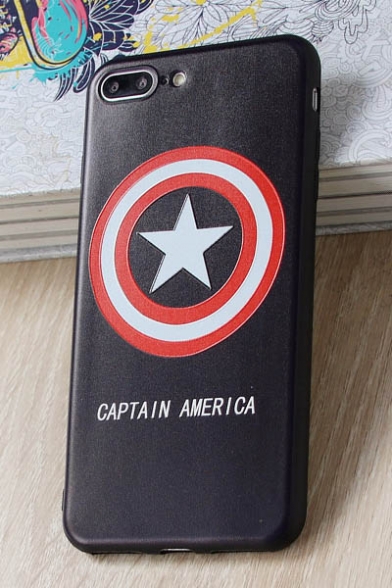 New Fashion Captain America Pattern Shatter-Resistant iPhone Case