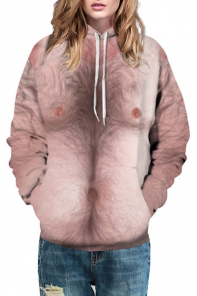 Funny Human Body 3D Printed Long Sleeve Hoodie Sweatshirt