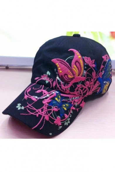 Summer's Chic Embroidered Outdoor Casual Sun-Proof Baseball Cap