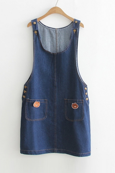 bear overall dress