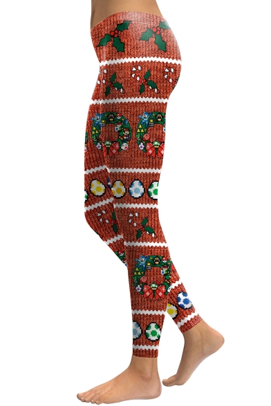 New Collection Fashion Christmas Gifts Pattern Sports Leggings