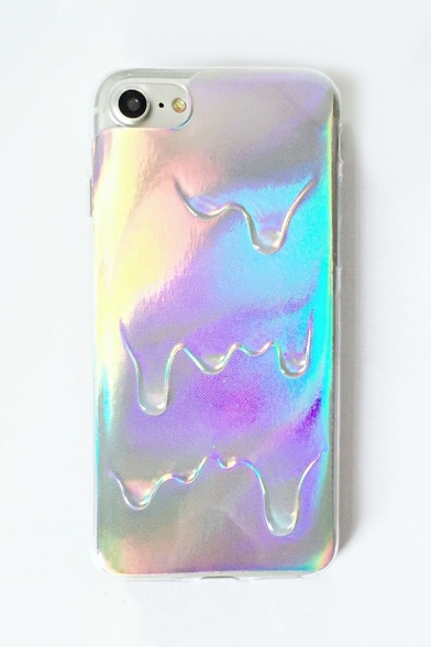 New Arrival Fashion Digital Melting Pattern Soft iPhone Case
