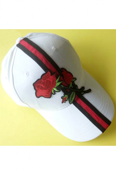 New Collection Floral Embellished Outdoor Unisex Baseball Cap