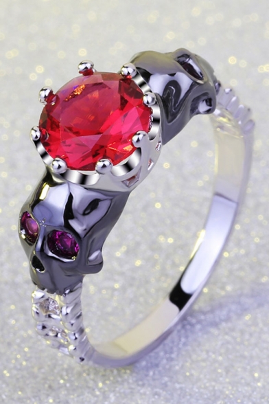 New Stylish Skull Hollow Out Ring