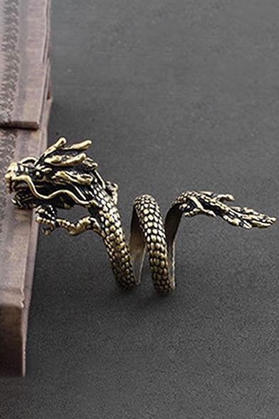 New Fashion Dragon Design Ring For Unisex
