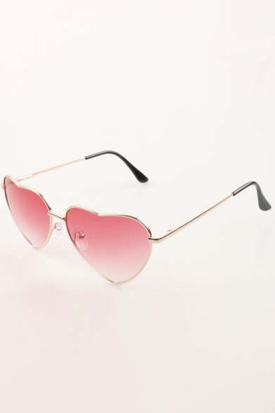New Stylish Heart Shape Unisex Sunglasses