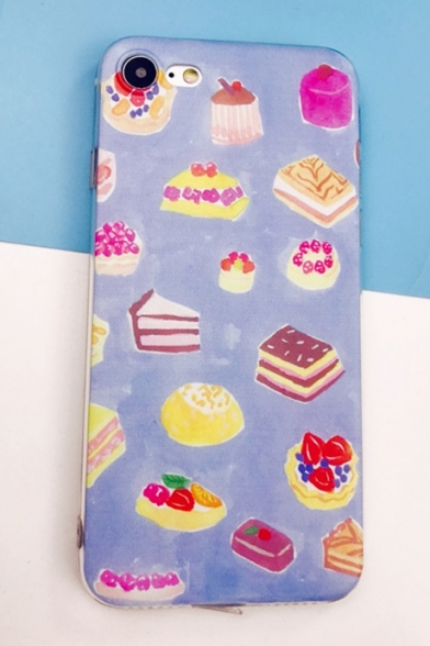 New Arrival Cartoon Cakes Pattern Mobile Phone Case for iPhone