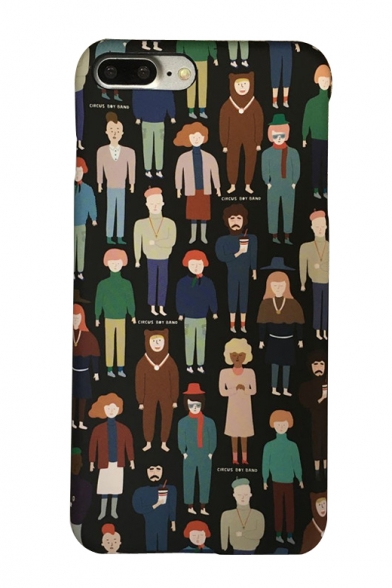 New Fashion Cartoon Crowd Pattern Mobile Phone Case for iPhone