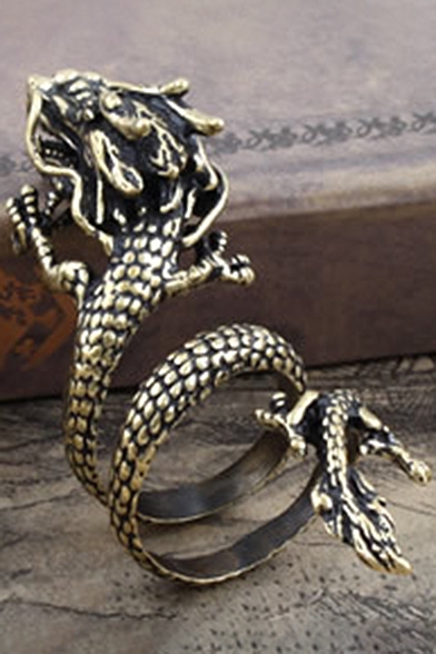 New Fashion Dragon Design Ring For Unisex