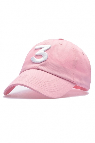 Fashionable Simple Number Design Leisure Unisex Baseball Cap