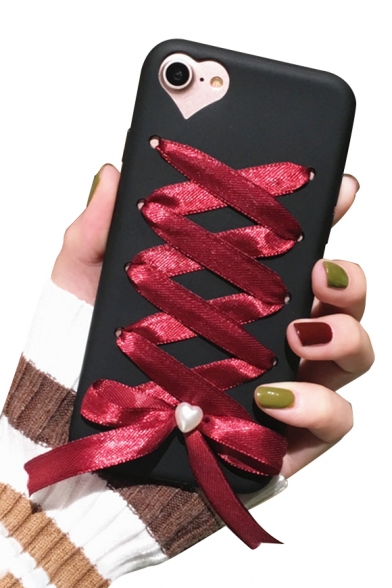 New Fashion Crisscross Bow Tie Back Mobile Phone Case for iPhone