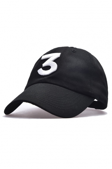 Fashionable Simple Number Design Leisure Unisex Baseball Cap