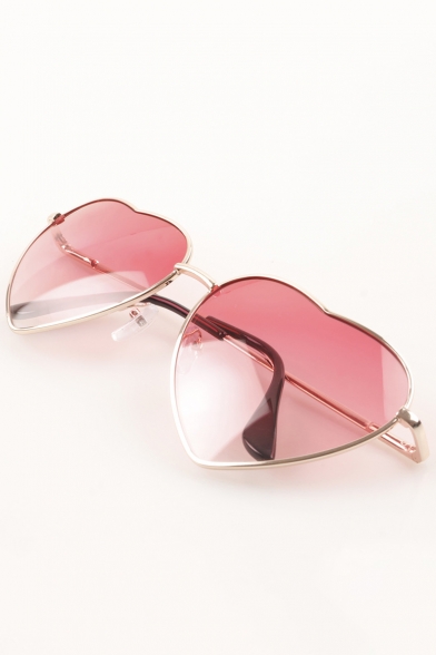 New Stylish Heart Shape Unisex Sunglasses