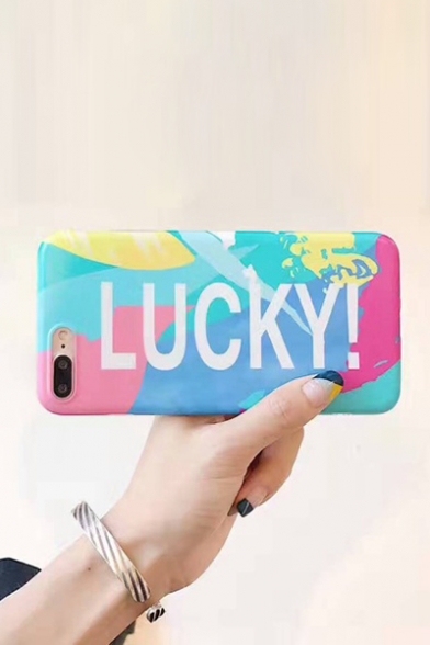New Fashion Colorful Letter Printed Mobile Phone Case for iPhone