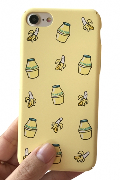 Lovely Cartoon Milk Bottle Printed Mobile Phone Case for iPhone