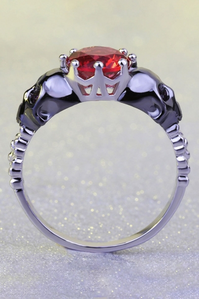 New Stylish Skull Hollow Out Ring