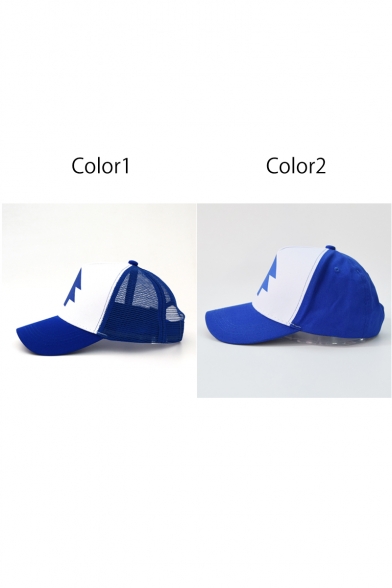 New Fashion Color Block Tree Print Baseball Cap