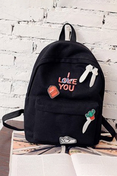 Fashion Letter Cute Print Backpack/School Bag