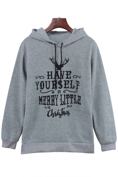 Fashion Letter Print Long Sleeve Hoodie Leisure Co-ords