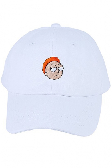 Chic Embroidery Cartoon Character Pattern Outdoor Leisure Cap