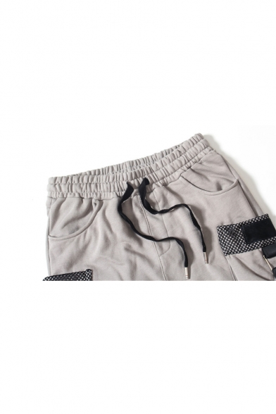 New Fashion Drawstring Crop Pants with Large Pockets