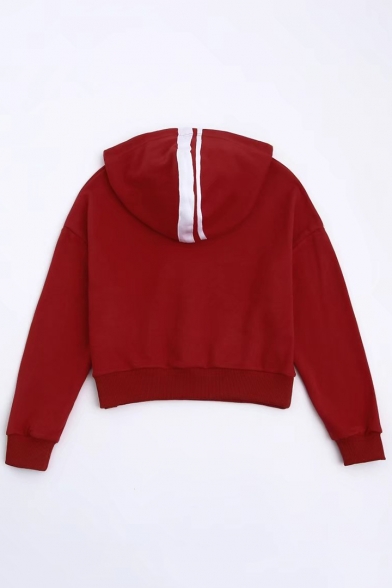 New Stylish Letter Striped Print Hoodie Sport Co-ords