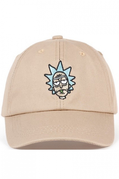 New Stylish Embroidery Cartoon Character Pattern Outdoor Cap