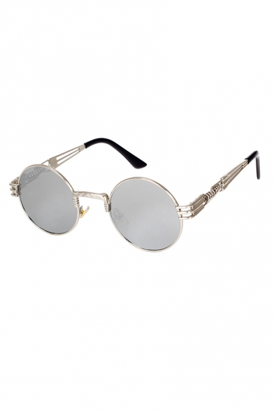 New Fashion Steampunk Style Round Frame Sunglasses