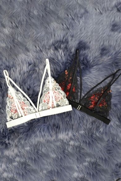 Sexy Chic Floral Embroidered Bralet