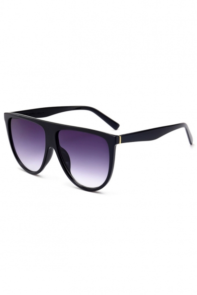 Simple Retro Sunglasses with Ombre or Clear Lens
