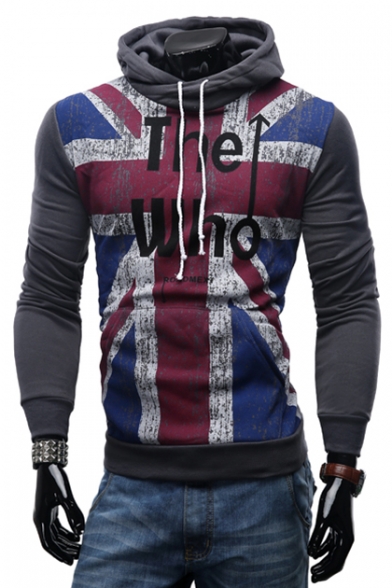 Flag United Kingdom England 3D Print Hoodie Long Sleeve Pullover Sweatshirts for Men