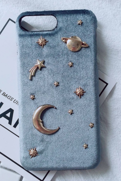 Popular 3D Moon Star Planet Pattern iPhone Mobile Phone Case