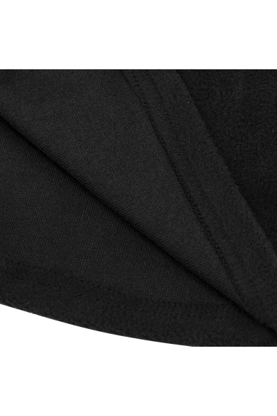 Popular Plain Notched Lapel Zipper Sleeve Single Button Open Front Leisure Coat