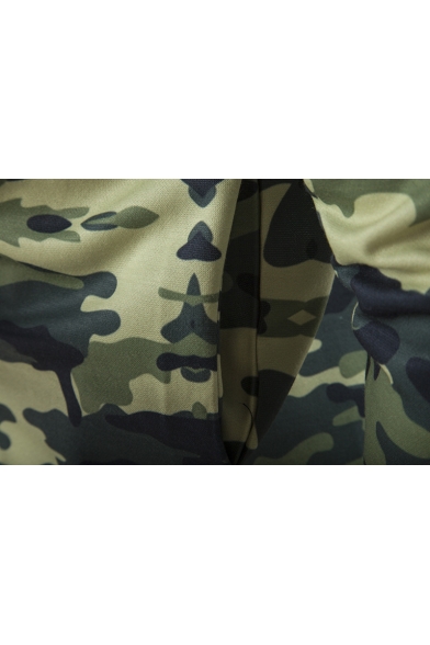 New Stylish Camouflage Print Long Sleeve Leisure Hoodie