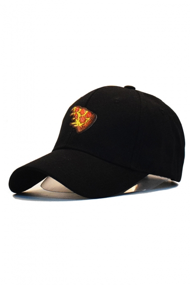 Delicious Pizza Embroidered Fancy Women's Baseball Cap Hat