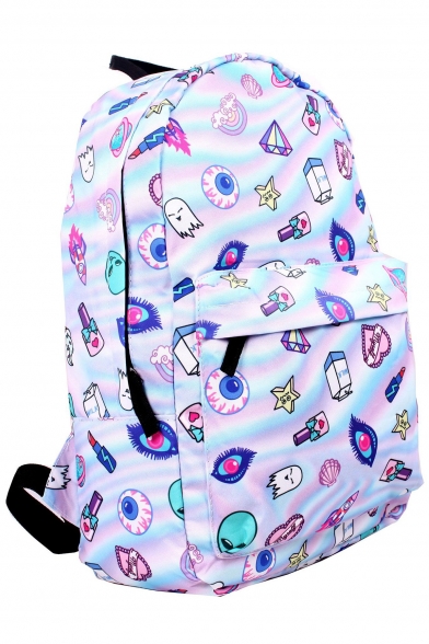 New Collection Cartoon Star Lipstick Print Backpack/School Bag