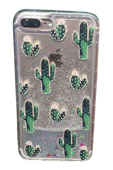 Unique Cactus Pattern Pixie Dust Soft iPhone Mobile Phone Case