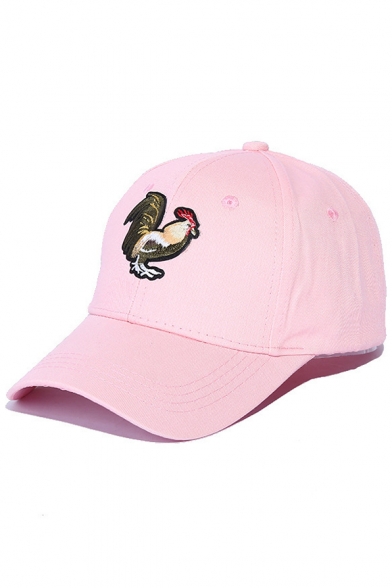 Fashionable Embroidery Cock Pattern Outdoor Baseball Cap