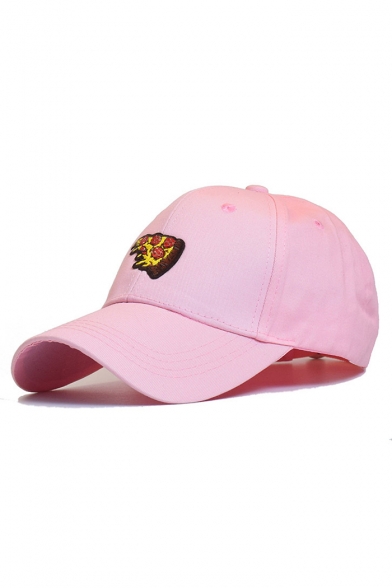 Delicious Pizza Embroidered Fancy Women's Baseball Cap Hat