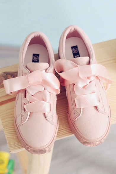 womens trainers with ribbon laces
