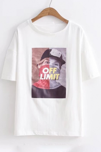OFF LIMIT Character Printed Round Neck Half Sleeve Tee